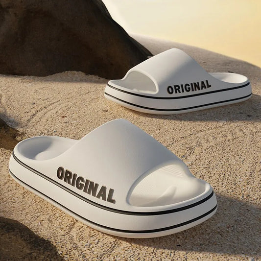 Feslishoet Summer Cool Women Men Slippers