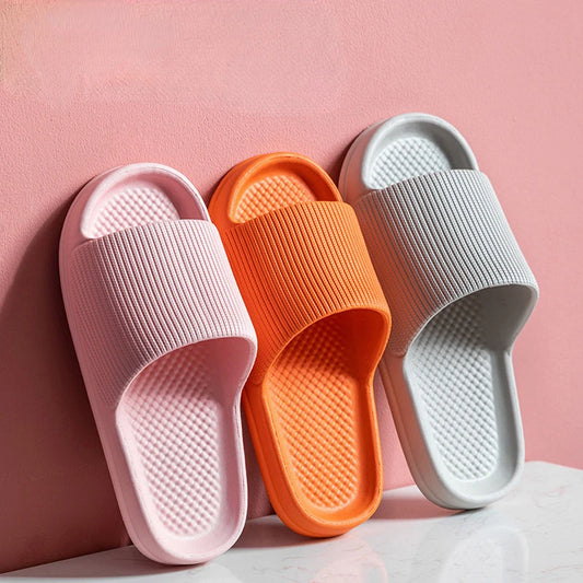 Thick Platform Bathroom Home Slippers Women